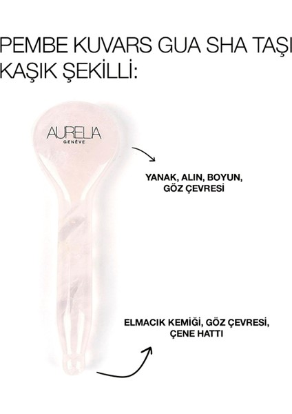 Spoon gua sha Rose Quartz fiyatları