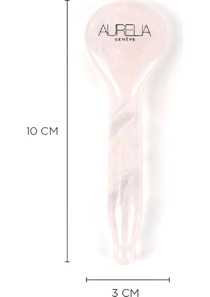 Spoon gua sha Rose Quartz modelleri