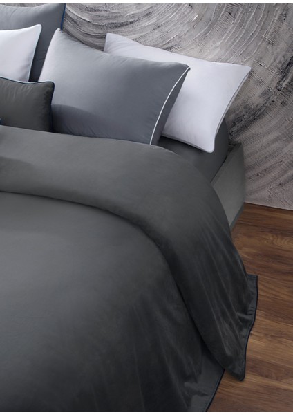 Kadife Gri Yatak Örtüsü fiyatları