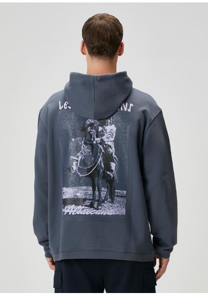 Mavi Kapüşonlu Sweatshirt fırsatları