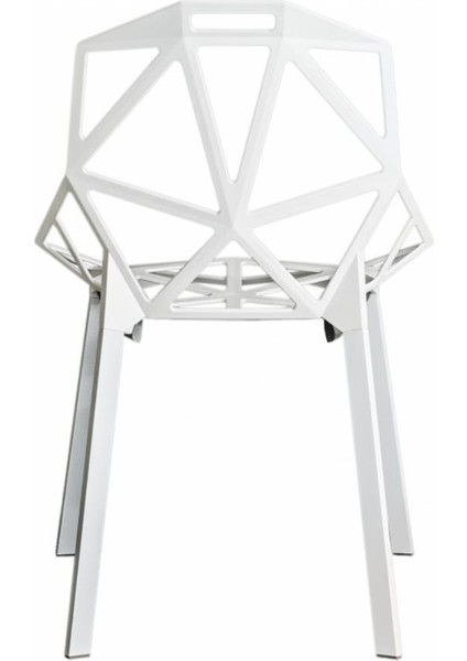 One Beyaz Alüminyum Kolsuz Bahçe Sandalyesi modelleri