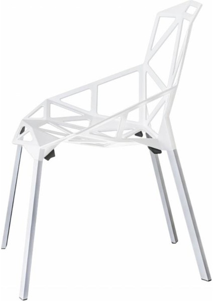 One Beyaz Alüminyum Kolsuz Bahçe Sandalyesi fırsatları