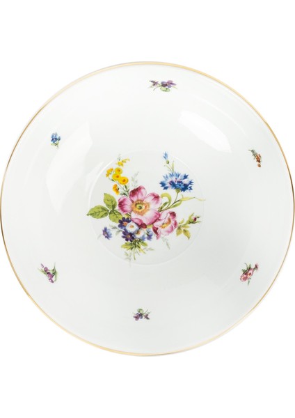 Alt Furstenberg Bunte Blume Salata Kasesi 22.7 cm