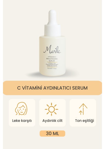 C Vitamini Canlandırıcı ve Aydınlatıcı Cilt Serumu 30 ml fiyatları