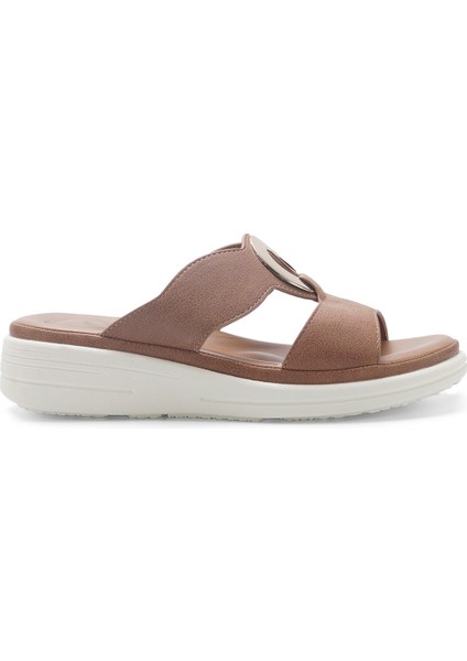 105485.Z5FX Taba Kadın Dolgu Topuk Terlik
