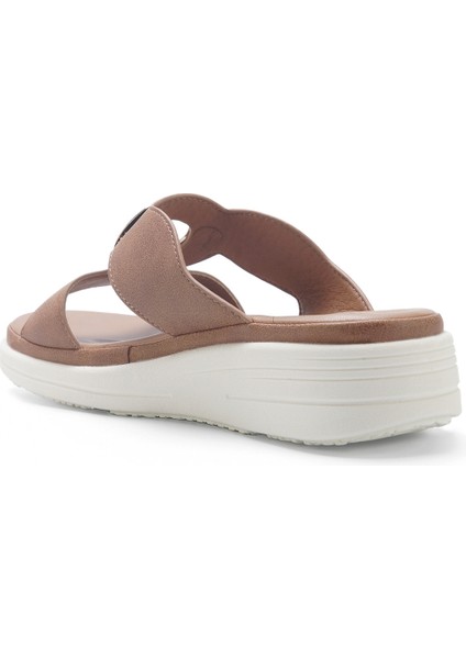 105485.Z5FX Taba Kadın Dolgu Topuk Terlik