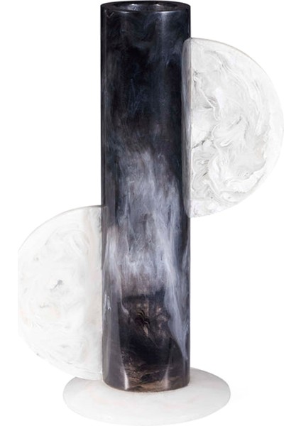 Mustique Cylinder Siyah Beyaz Vazo fırsatları