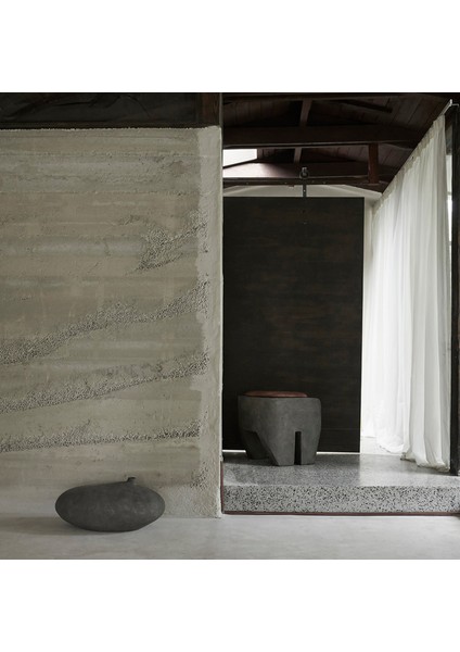 Sculpt Stool Concrete Gri Tabure indirimleri