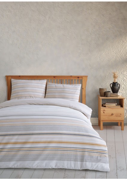 Edwina Desenli Renkli Pamuk Çift Kişilik Nevresim Takımı 200 x 220 cm fiyatları