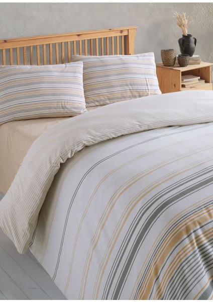 Edwina Desenli Renkli Pamuk Çift Kişilik Nevresim Takımı 200 x 220 cm modelleri