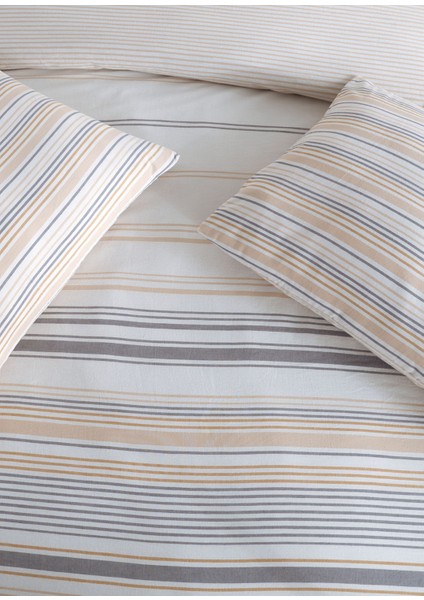 Edwina Desenli Renkli Pamuk Çift Kişilik Nevresim Takımı 200 x 220 cm indirimleri