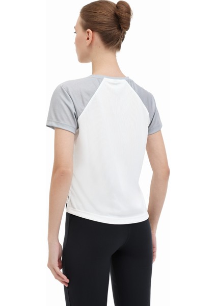 Wl Gıymant 11CT750 5fx Grı Kadın Kısa Kol T-Shirt