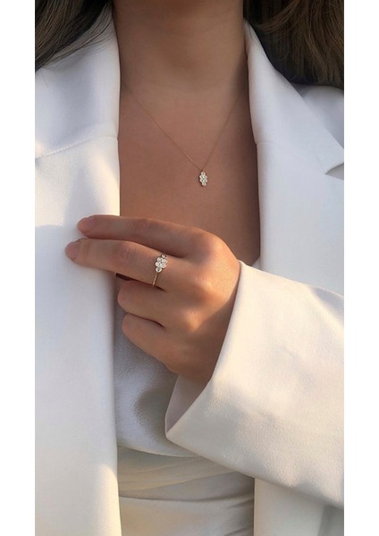 Grape 14 Ayar Altın Pırlanta Kadın Yüzük modelleri