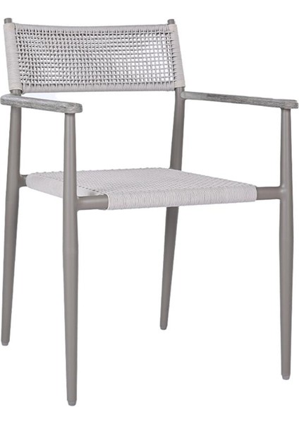 Wo Knot Taupe Alüminyum Bahçe Sandalyesi