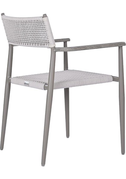 Wo Knot Taupe Alüminyum Bahçe Sandalyesi modelleri