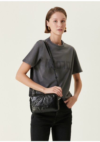 Star Siyah Kadın Deri Omuz Çantası fiyatları