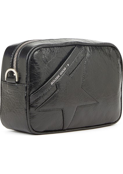 Star Siyah Kadın Deri Omuz Çantası modelleri