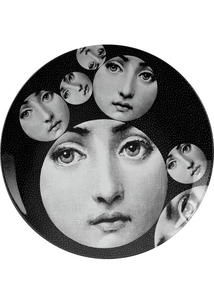 Variazioni N242 Siyah Porselen Dekoratif Tabak