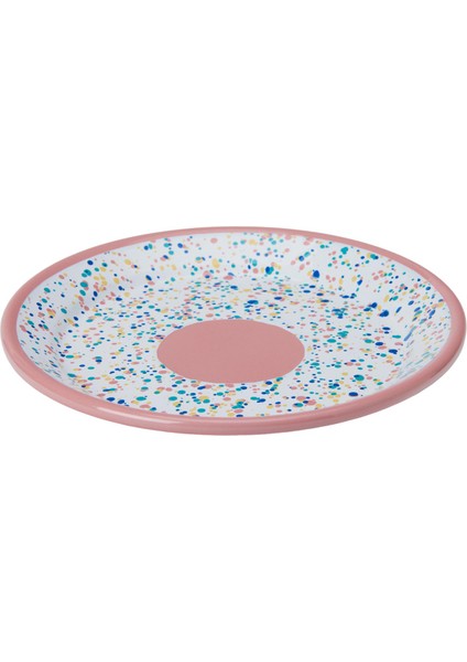 Wonder Wheel Pembe Emaye Yemek Tabağı 25 cm fiyatları