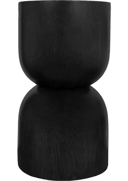 Ubud Black Ahşap Yan Sehpa