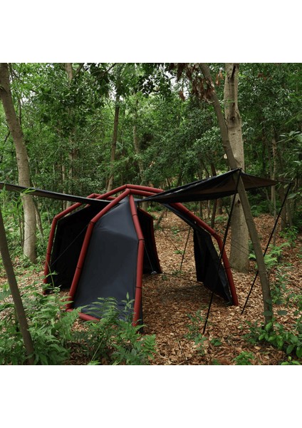 Moon Siyah Dahili Pompalı Şişme Kamp Çadırı modelleri