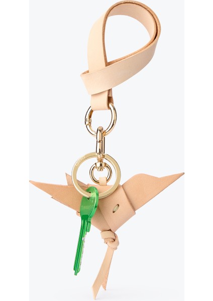 Kuş Figürlü Naturel Kadın Charm Anahtarlık fiyatları