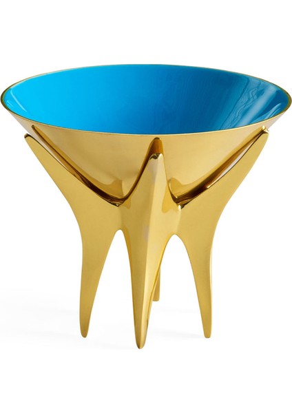 Oscar Large Mavi Dekoratif Kase