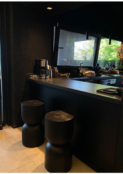 Ubud Black Ahşap Yan Sehpa modelleri