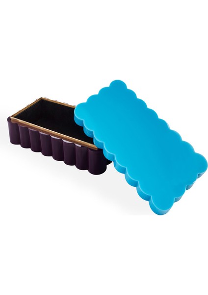 Fleur Mavi Dekoratif Kutu fiyatları