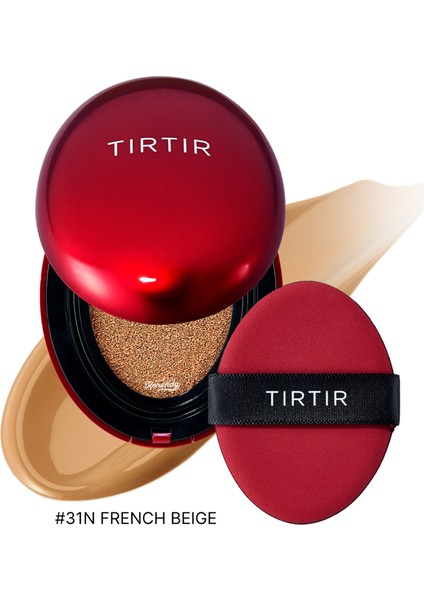 Mask Fit Red Cushion 31 N French Beige 72 Saat Kalıcı Kusursuz Kapatıcı Saten Bitişli Cushion Fondöten 18 gr fiyatları