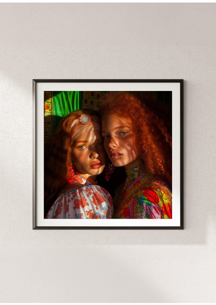 Emily Raquel By Jean S. Partre Fine Art Baskı 70X70 cm modelleri