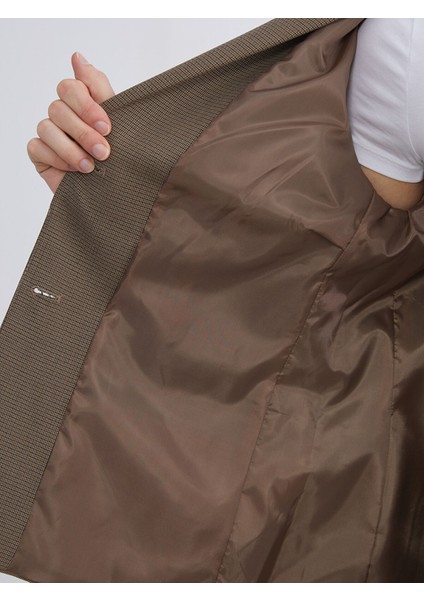 Yeni Sezon Ekose Kadın Blazer Ceket modelleri