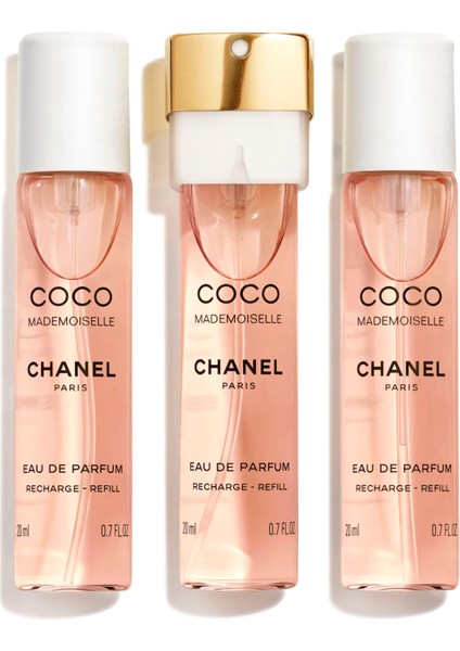 Coco Mademoiselle Twist Spray Refil Seti 3X20ML