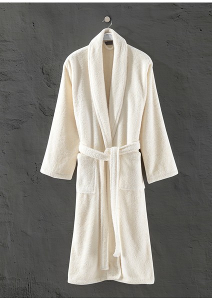 Sicilia Krem Rengi %100 Pamuk 3'lü Havlu Bornoz Seti fiyatları