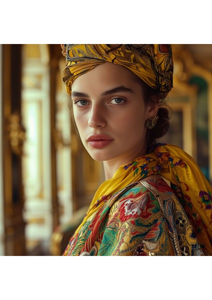 Leona By Jean S. Partre Fine Art Baskı 50X50 cm