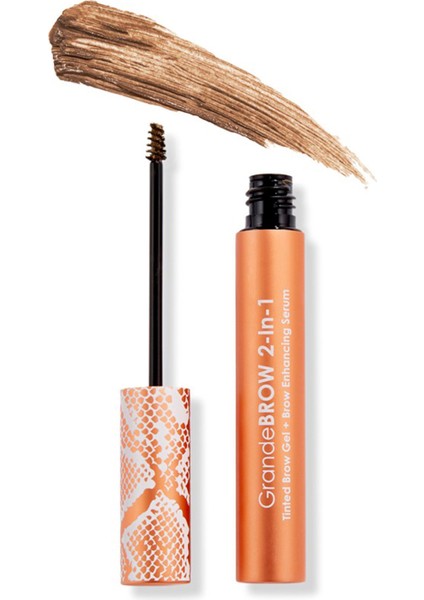 Grandebrow 2-In-1 Tinted Gel + Brow Enhancing Medium Serum 3.5 ml fırsatları