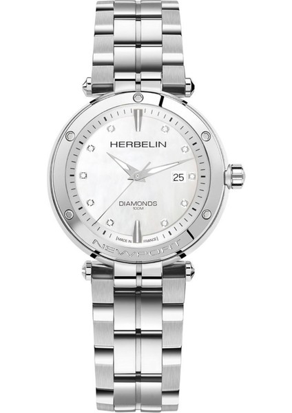 Newport 14288B89 Pırlantalı Çelik Kadın Kol Saati