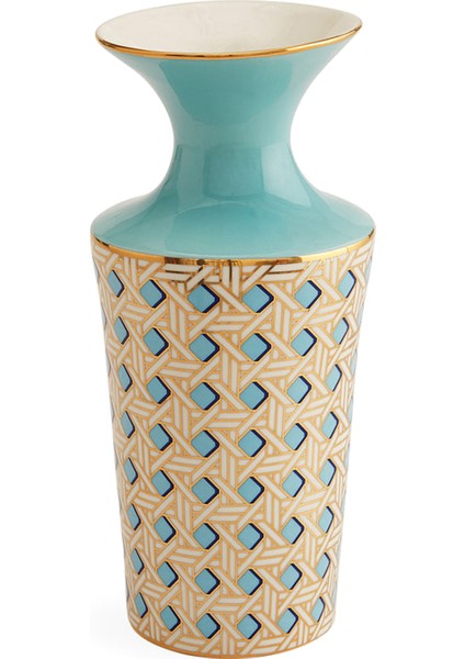 Basketweave Cuff Seramik Vazo