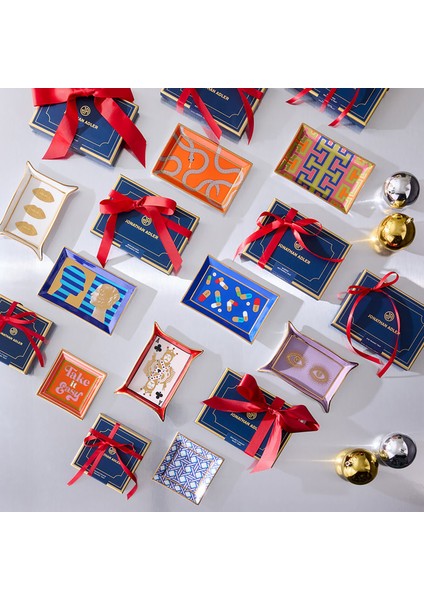 Lips Valet Beyaz Seramik Dekoratif Tabak fırsatları