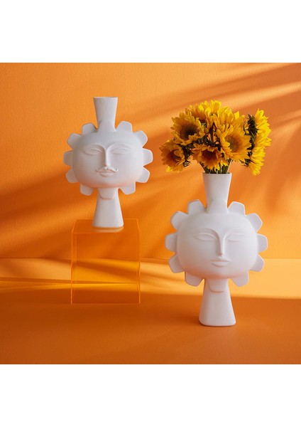 Muse Sun Beyaz Vazo indirimleri