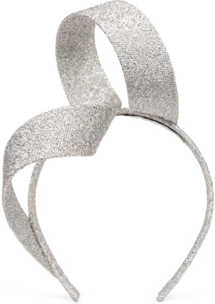 Stella Gümüş Brokar Kadın Taç