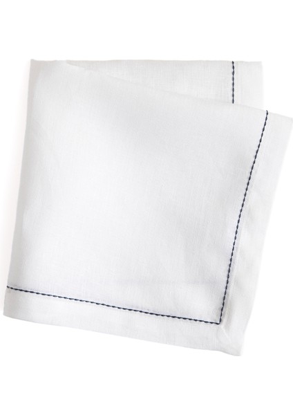 Ruban Beyaz Keten Peçete