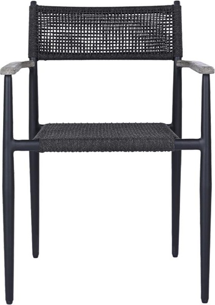 Wo Knot Siyah Alüminyum Bahçe Sandalyesi fiyatları