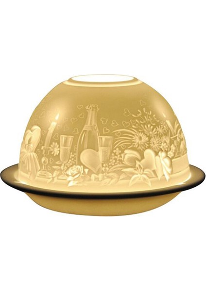 Lithophane Aşıklar LED Masa Lambası