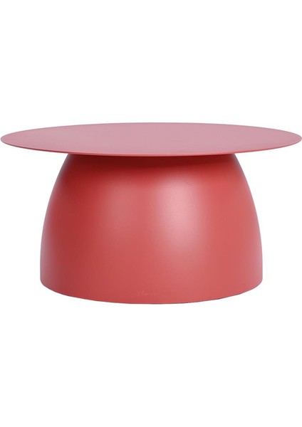 Wo Manta Kırmızı Alüminyum Bahçe Sehpası