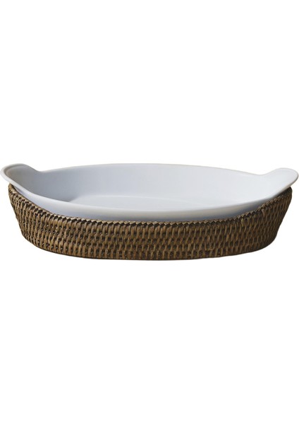 Gondol Rattan Fırın Kabı