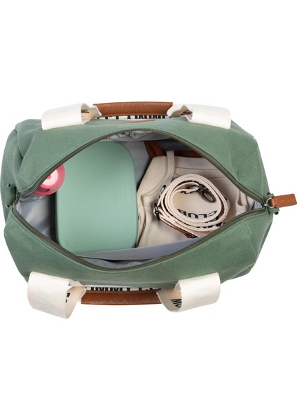 Mommy Club Bag Yeşil Kanvas Anne Bebek Bakım Çantası indirimleri