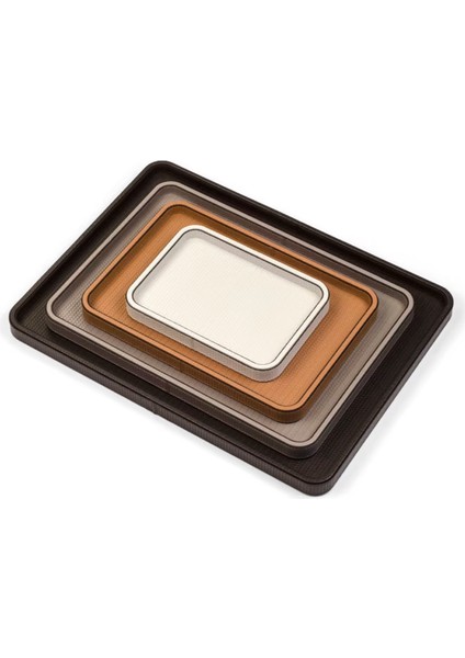 Jane Small Krem Dikdörtgen Formlu Deri Tepsi fiyatları