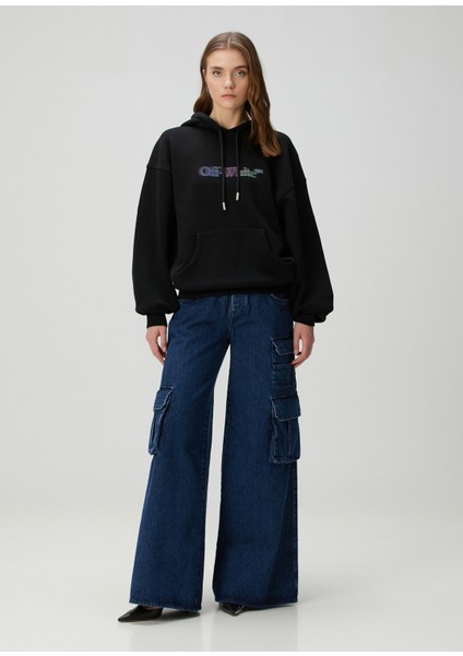 San Matthew Siyah Kapüşonlu Sweatshirt fiyatları