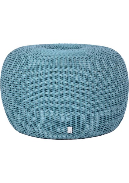 Wo Dante Turkuaz Ip Örgü Bahçe Minderi